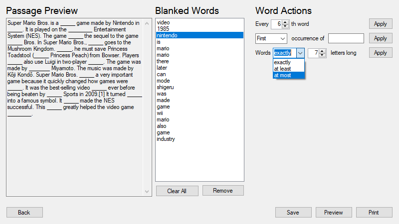 Cloz3 application screenshot 1